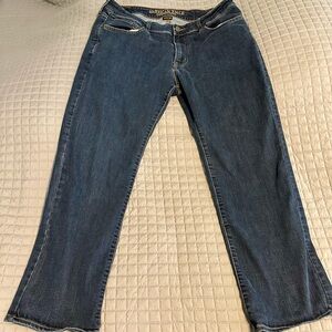 American Eagle Outfitters Dark Blue Straight Leg Jeans